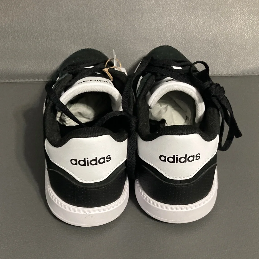 Adidas Black and White Suede Sneakers - Picture 4 of 7